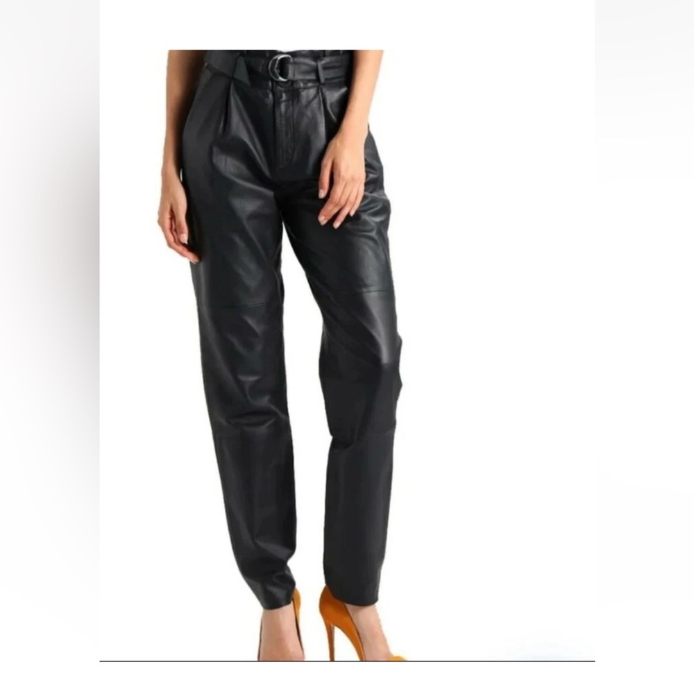 Blank NYC Black Leather Pants